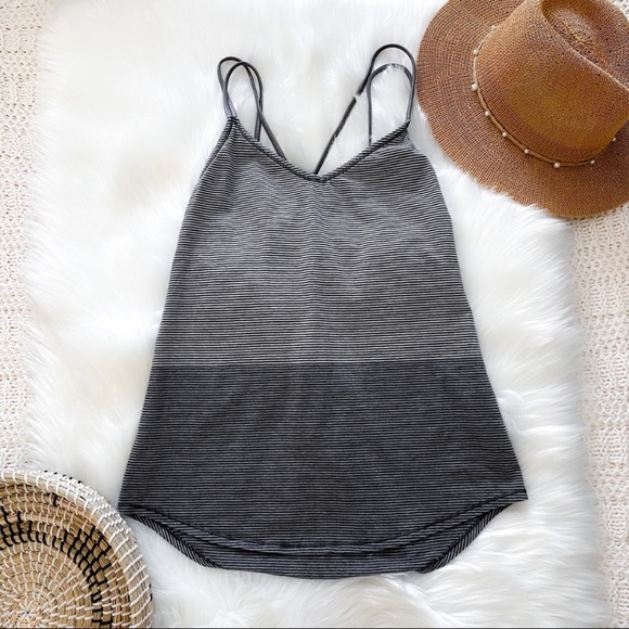 Grey Strappy Lululemon Tank - Picture 3 of 5